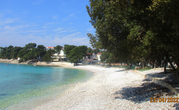Strand in Banjole an der Riviera von medulin