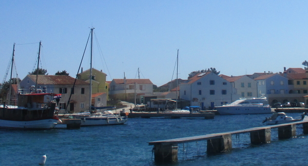 Ansicht Nerezine auf der Insel Mali Losinj in Kroatien