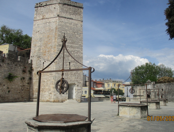 5 Brunnen Platz in Zadar