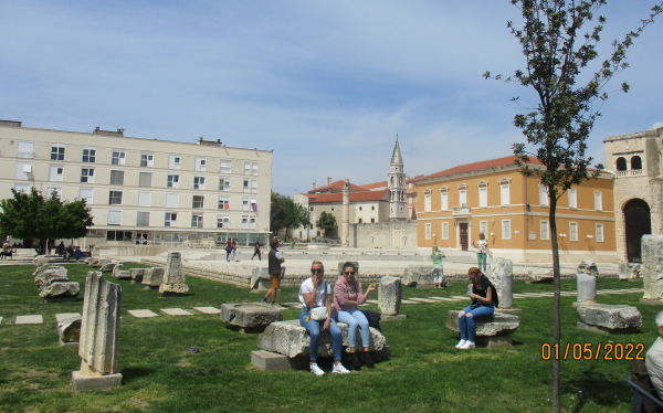 Das antike Forum von Zadar (Kroatien)